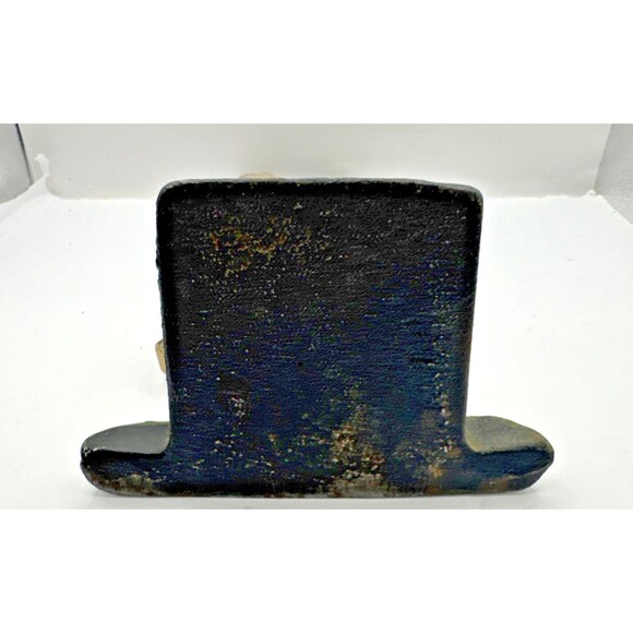 Vintage Cast Iron Farm Animals Door Stop Duck Pig Cow Sheep Rooster - Picture 6 of 6